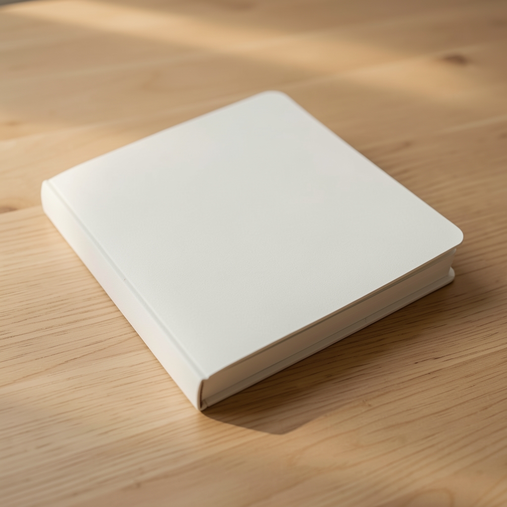 Carnet de questions fréquentes posé près d'une boîte Oméga-3 Premium dans un intérieur lumineux
